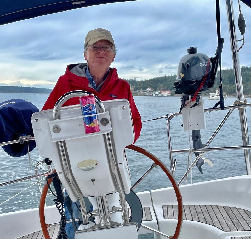 Dan Gibbs sailing boat by John Harland