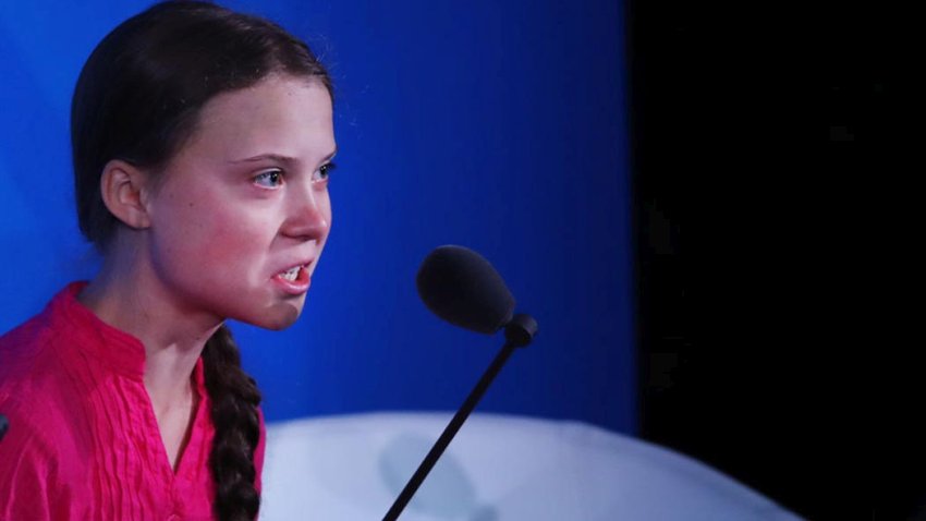 Greta Thunberg at UN