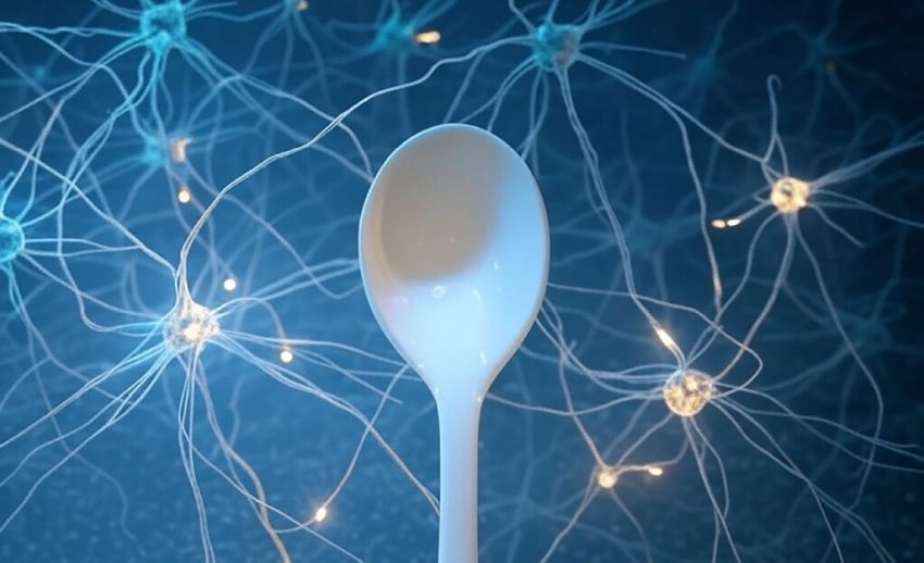 Microplastics spoon in the brain 