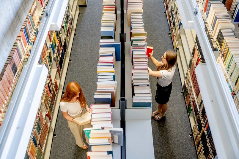 books in library