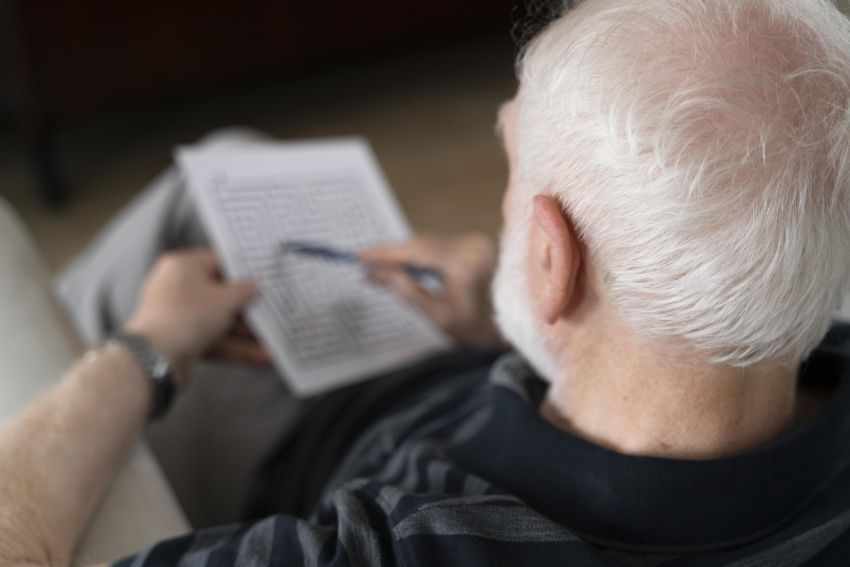 elderly man crosswords 