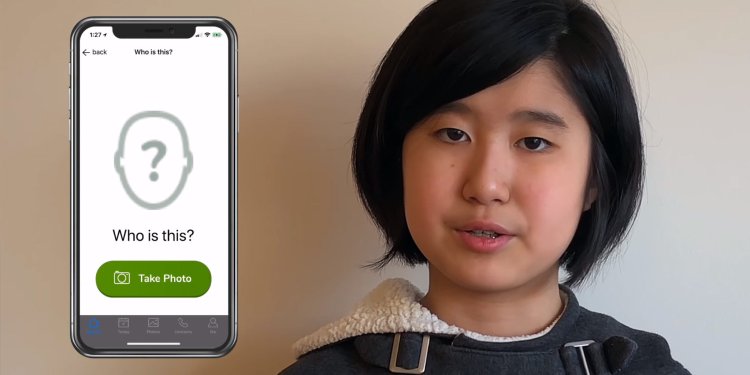 Adolescente crea un'app per aiutare i malati di Alzheimer a riconoscere i propri cari