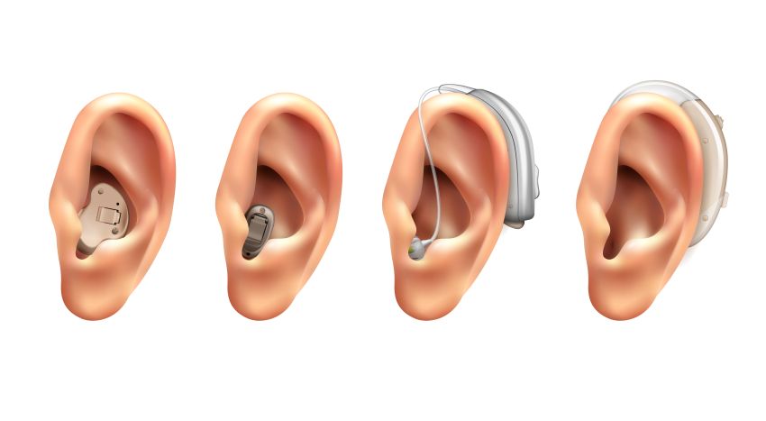 hearing aid ear realistic